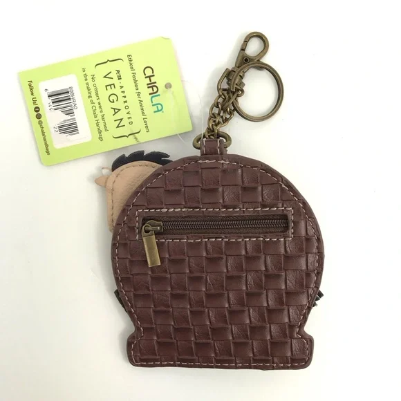 CHALA HANDBAGS Vegan Horse Coin Purse Bag Charm - Picture 2 of 3